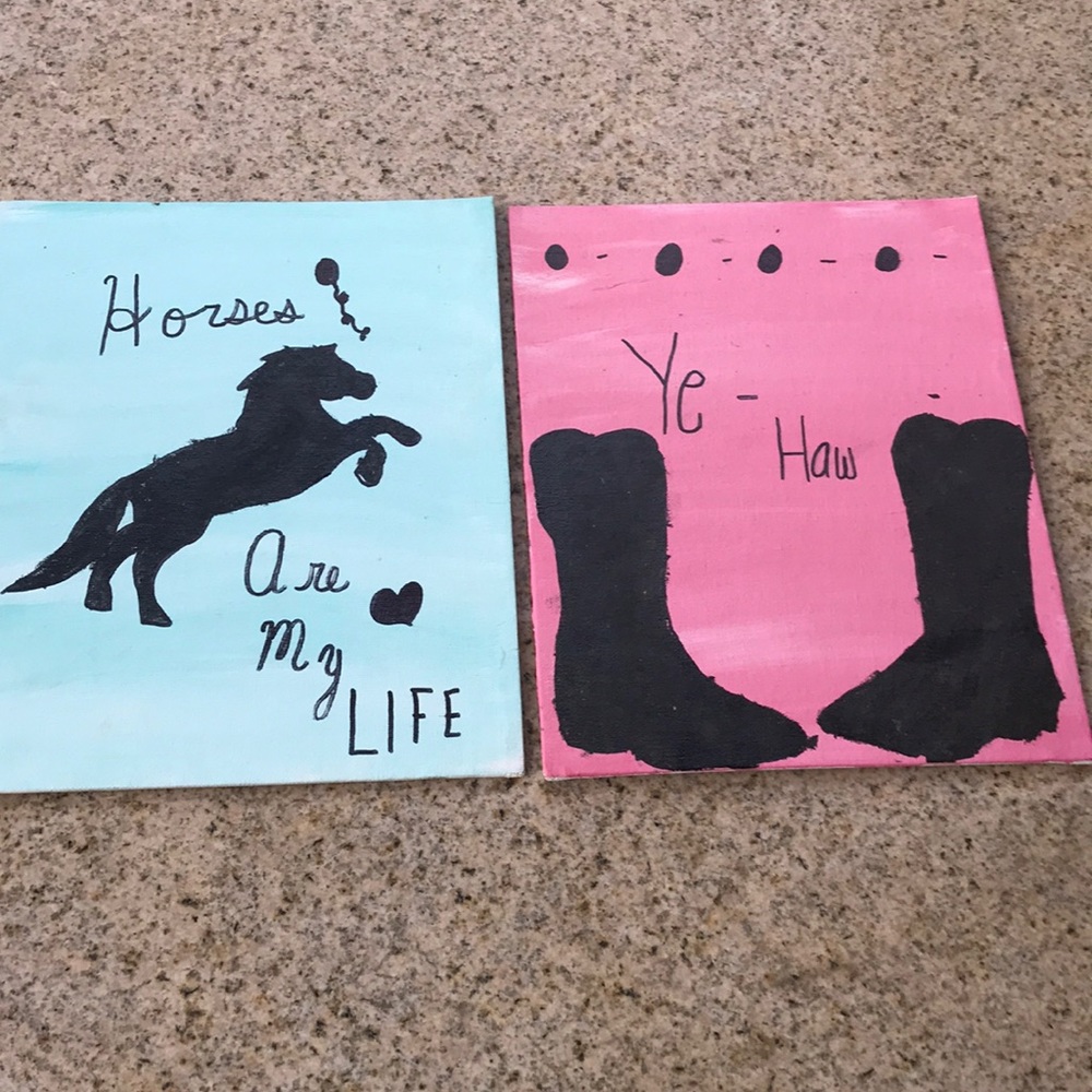Horse paintings